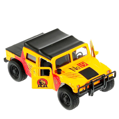 Машина металлическая инерционная Хаммер 12 см Технопарк SB-18-09-H1-DINO(WB) 1